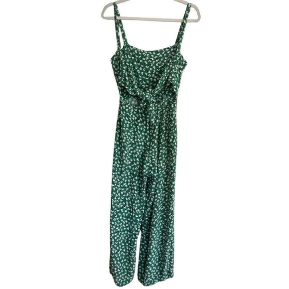 Faithful The Brand Playa Jumpsuit in Vintage Bloom Green - Picture 10 of 11